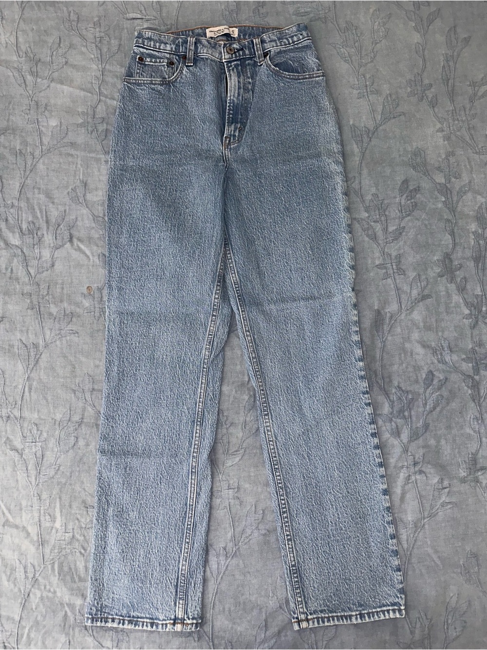 Abercrombie & Fitch Light Blue Straight Leg Jeans